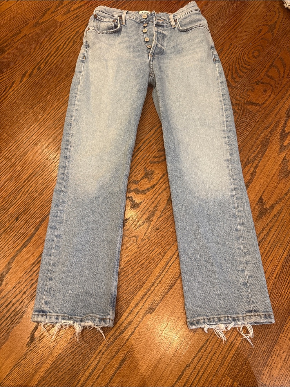 🩵Agolde Riley crop. Size 25. - Picture 3 of 3